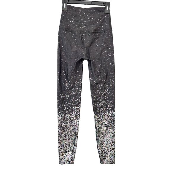 BEYOND YOGA Alloy Rainbow Ombre High Waisted Speckled Midi Legging USA SIZE XS - Picture 5 of 15